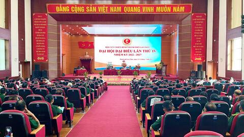 Đại hội Đại biểu lần thứ IV, Hội Cựu chiến binh thành phố Lai Châu nhiệm kỳ 2022 - 2027