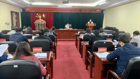 Phiên họp thường kỳ Ủy ban nhân dân thành phố Lai Châu tháng 2 năm 2023