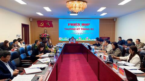 Uỷ ban nhân dân thành phố Lai Châu tổ chức phiên họp thường kì tháng 2/2024