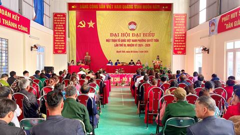 Đại hội đại biểu Mặt trận Tổ quốc Việt Nam phường Quyết Tiến lần thứ III, nhiệm kỳ 2024 – 2029