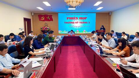 Uỷ ban nhân dân thành phố Lai Châu tổ chức phiên họp thường kì tháng 3, năm 2024