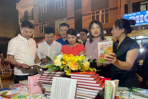 Ngày hội Sách và Văn hóa đọc thành phố Lai Châu năm 2024