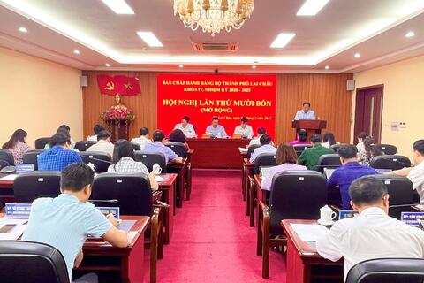 Hội nghị lần thứ 14 Ban Chấp hành Đảng bộ thành phố Lai Châu