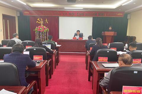 UBND thành phố Lai Châu tổ chức phiên họp thường kì tháng 3, năm 2023