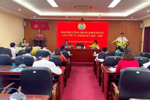 Đại hội Công đoàn khối Đảng lần thứ VI, nhiệm kì 2023 - 2028