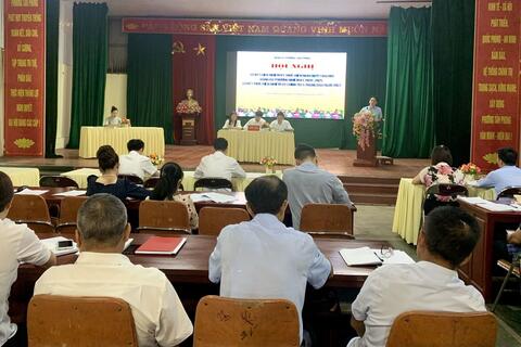 Đảng ủy phường Tân Phong sơ kết giữa nhiệm kỳ và sơ kết nhiệm vụ chính trị 6 tháng đầu năm 2023