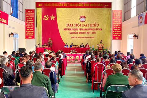 Đại hội đại biểu Mặt trận Tổ quốc Việt Nam phường Quyết Tiến lần thứ III, nhiệm kỳ 2024 – 2029