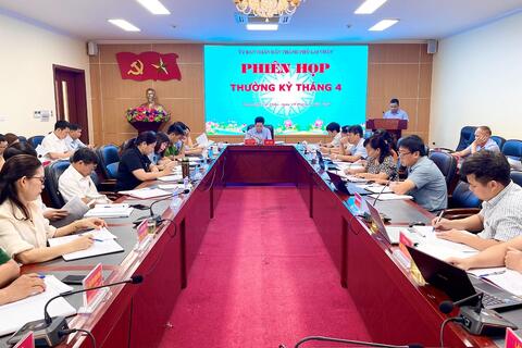 Uỷ ban nhân dân thành phố Lai Châu tổ chức phiên họp thường kì tháng 4, năm 2024
