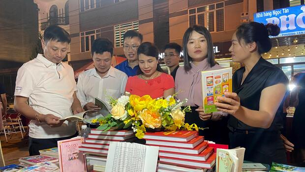 Ngày hội Sách và Văn hóa đọc thành phố Lai Châu năm 2024