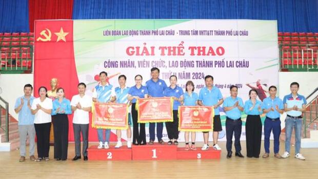 Bế mạc Giải thể thao CNVCLĐ Thành phố Lai Châu lần thứ II năm 2024