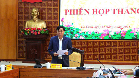 Phiên họp UBND tỉnh thường kỳ tháng 3 năm 2025