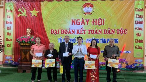 Ngày hội đại đoàn kết toàn dân tộc Tổ dân phố số 4, phường Tân Phong