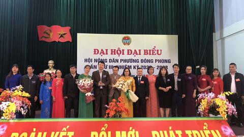 Đại hội Đại biểu Hội Nông dân phường Đông Phong, Tân Phong nhiệm kỳ 2023 - 2028
