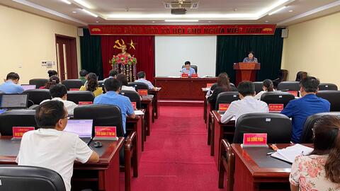 Uỷ ban nhân dân thành phố Lai Châu tổ chức phiên họp thường kì tháng 4, năm 2023