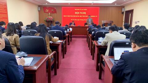 Hội nghị Ban Chấp hành Đảng bộ thành phố khóa IV, nhiệm kỳ 2020-2025