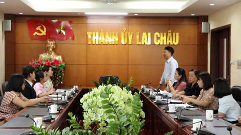 Thành phố Lai Châu làm việc với Đoàn công tác Cơ quan hợp tác quốc tế Nhật Bản tại Việt Nam