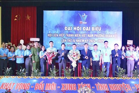 Đại hội Hội Liên hiệp thanh niên Việt Nam phường Đoàn Kết khóa IV, nhiệm kỳ 2024 - 2029