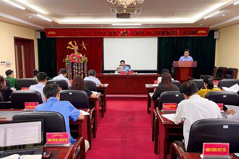 Uỷ ban nhân dân thành phố Lai Châu tổ chức phiên họp thường kì tháng 7, năm 2023.