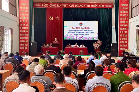 Đại hội Đại biểu Hội Nông dân xã San Thàng lần thứ V, nhiệm kì 2023 – 2028