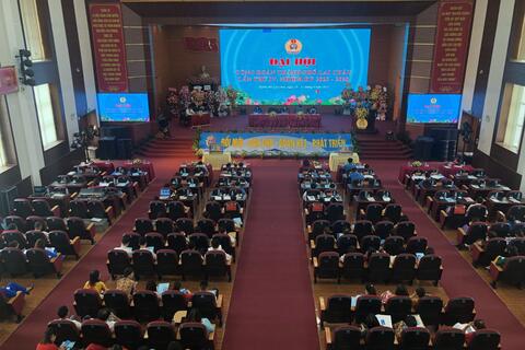 Đại hội Công đoàn thành phố Lai Châu lần thứ IV, nhiệm kỳ 2023 - 2028
