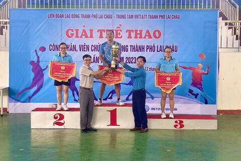 Giải thể thao CNVCLĐ thành phố Lai Châu lần thứ nhất, năm 2023