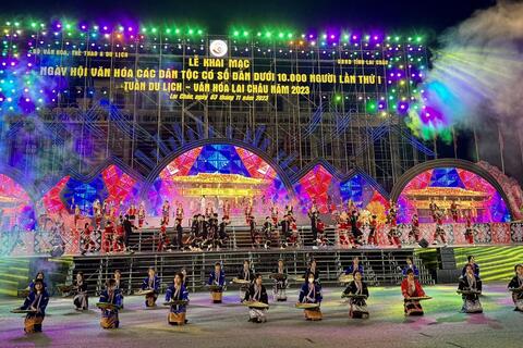 Ngày hội Văn hóa các dân tộc có số dân dưới 10.000 người lần thứ I, tại tỉnh Lai Châu và Tuần Du lịch -Văn hóa Lai Châu năm 2023 được tổ chức từ 3-5/11/2023