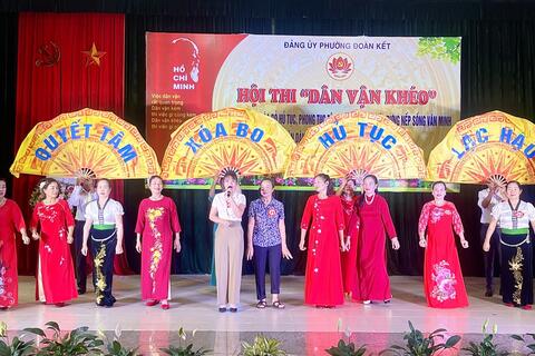 Hội thi dân vận khéo phường Đoàn Kết năm 2024