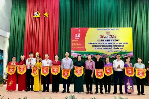 Hội thi “Dân vận khéo” phường Quyết Tiến năm 2024