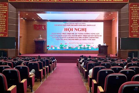 Hội nghị triển khai Đề án “Tăng cường năng lực tiếp cận pháp luật của người dân”