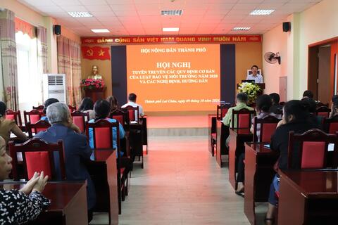 Hội nghị tuyên truyền Luật bảo vệ môi trường năm 2020 và các văn bản hướng dẫn thi hành Luật bảo vệ môi trường