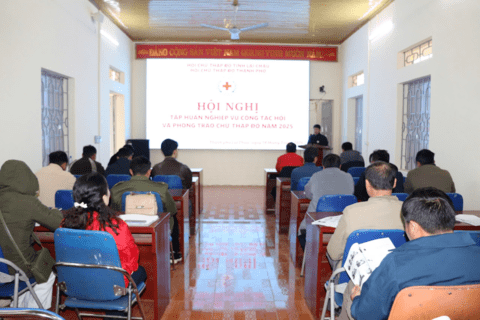 Tập huấn Công tác Hội và phong trào Chữ thập đỏ năm 2025