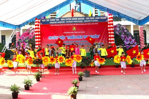 Ngày hội “Thiếu nhi vui khỏe” Trường Tiểu học Kim Đồng