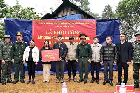 Khởi công xây dựng xóa nhà tạm, nhà dột nát