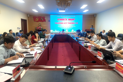 Ủy ban nhân dân thành phố Lai Châu tổ chức phiên họp thường kỳ tháng 10/2024