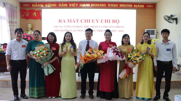 Đại hội Chi bộ Trung tâm VHTT&TT thành phố Lai Châu lần thứ II, nhiệm kì 2025 – 2030