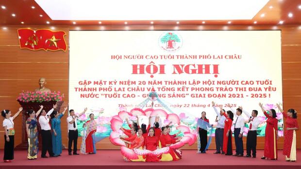 Hội nghị gặp mặt kỷ niệm 20 năm thành lập Hội người cao tuổi thành phố Lai Châu và tổng kết phong trào thi đua “Tuổi cao – Gương sáng” giai đoạn 2021 – 2025